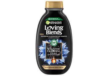 2022 GAR Haircare LovingBlends CHARCOAL SHAMPOO 250ml pack front HOL 465x328png master