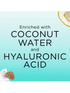 Verrijkt met Kokoswater en Hyaluronzuur