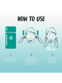 Hoe te gebruiken Hydrabomb Oogmasker Kokoswater & Hyaluronzuur