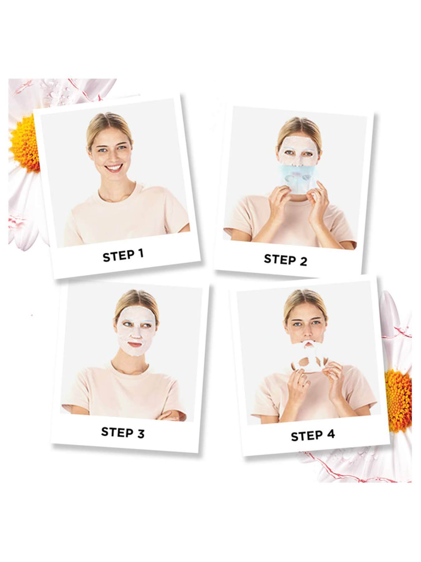 Stappenplan Hydrabomb Sheet Masker Kamille