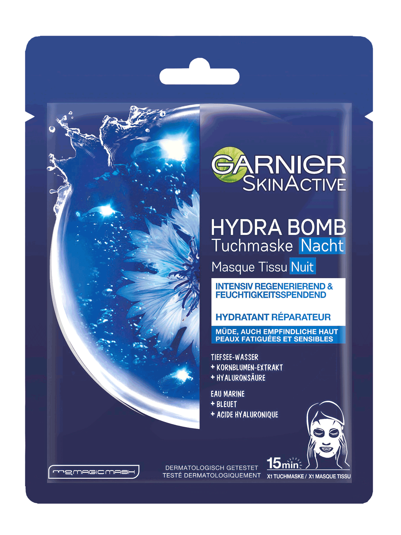 Verpakking Hydrabomb Sheet Masker Nacht