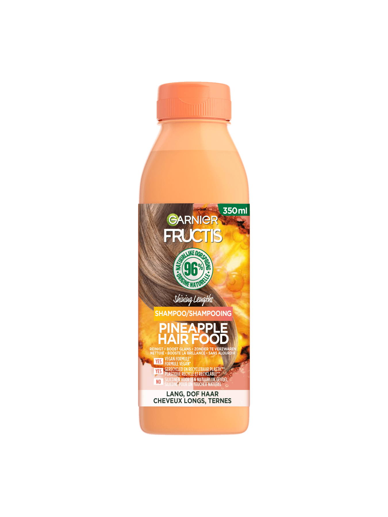 GAR Haircare Fructis Hairfood Shampoo Pineapple B350 pack front 23jpg
