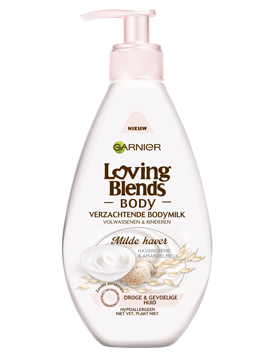 Voorkant verpakking verzachtende bodymilk