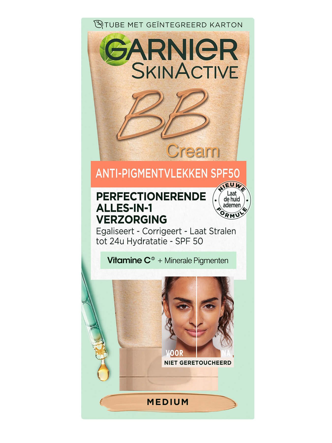 Voorkant verpakking bb cream spf 50