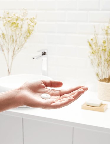 Argan Dagcrème Textuur op Hand