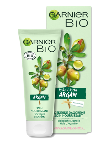 Verpakking Garnier BIO Argan Dagcrème