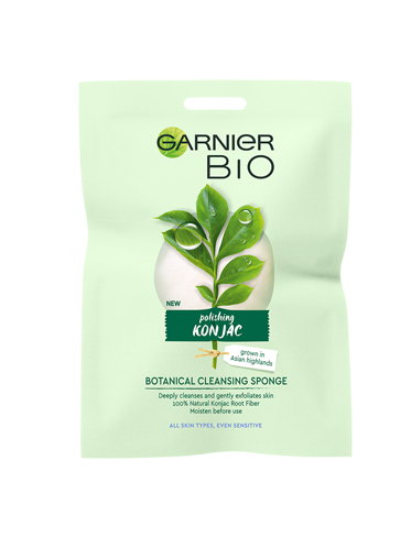 Konjac spons, natuurlijke reiniger voor je gezicht | Garnier BIO
