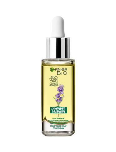 Verpakking Garnier BIO Lavendel Anti-Age Gezichtsolie