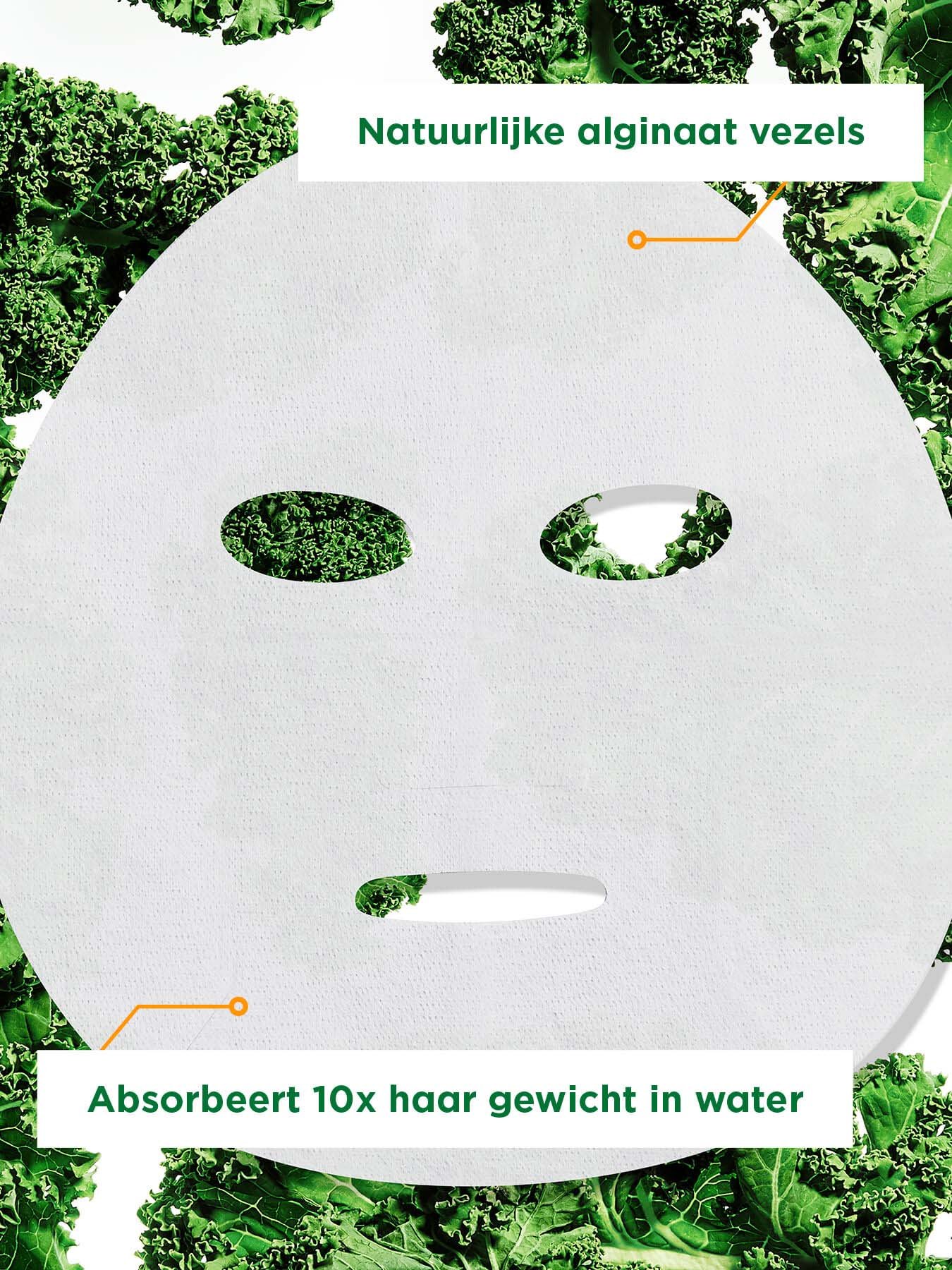 Textuur en eigenschappen ampul sheet mask