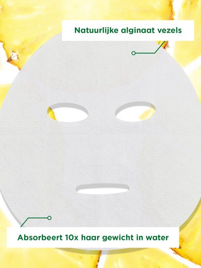 Textuur en eigenschappen ampul sheet mask