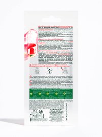 Achterkant verpakking hyalurozuur gezichtsmasker