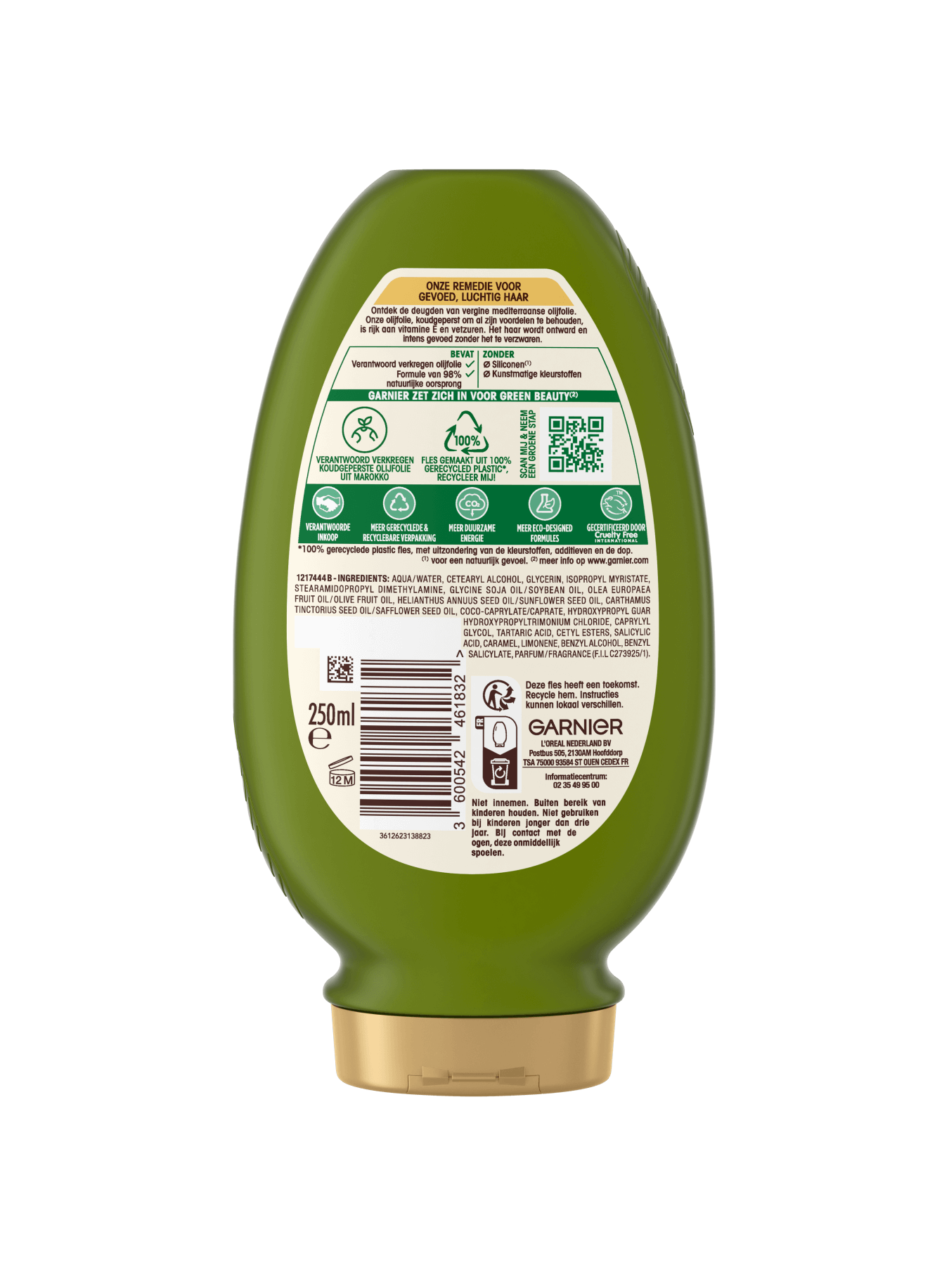 Garnier Hair Care UDL OLIVE MYTHIQUE ASH B250 DUT 3600542461832 A8N1 BACK P