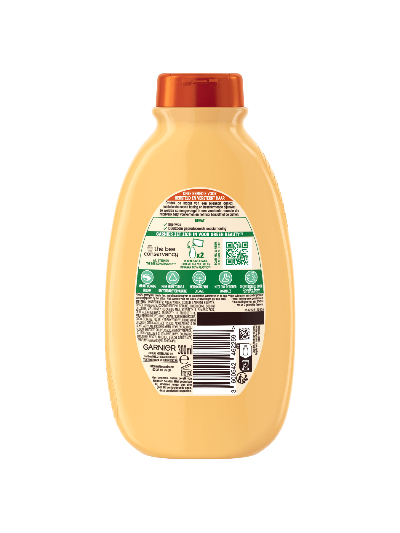 Garnier Hair Care UDL TRESOR MIEL SHP B300 DUT 3600542462259 A8N1 BACK P