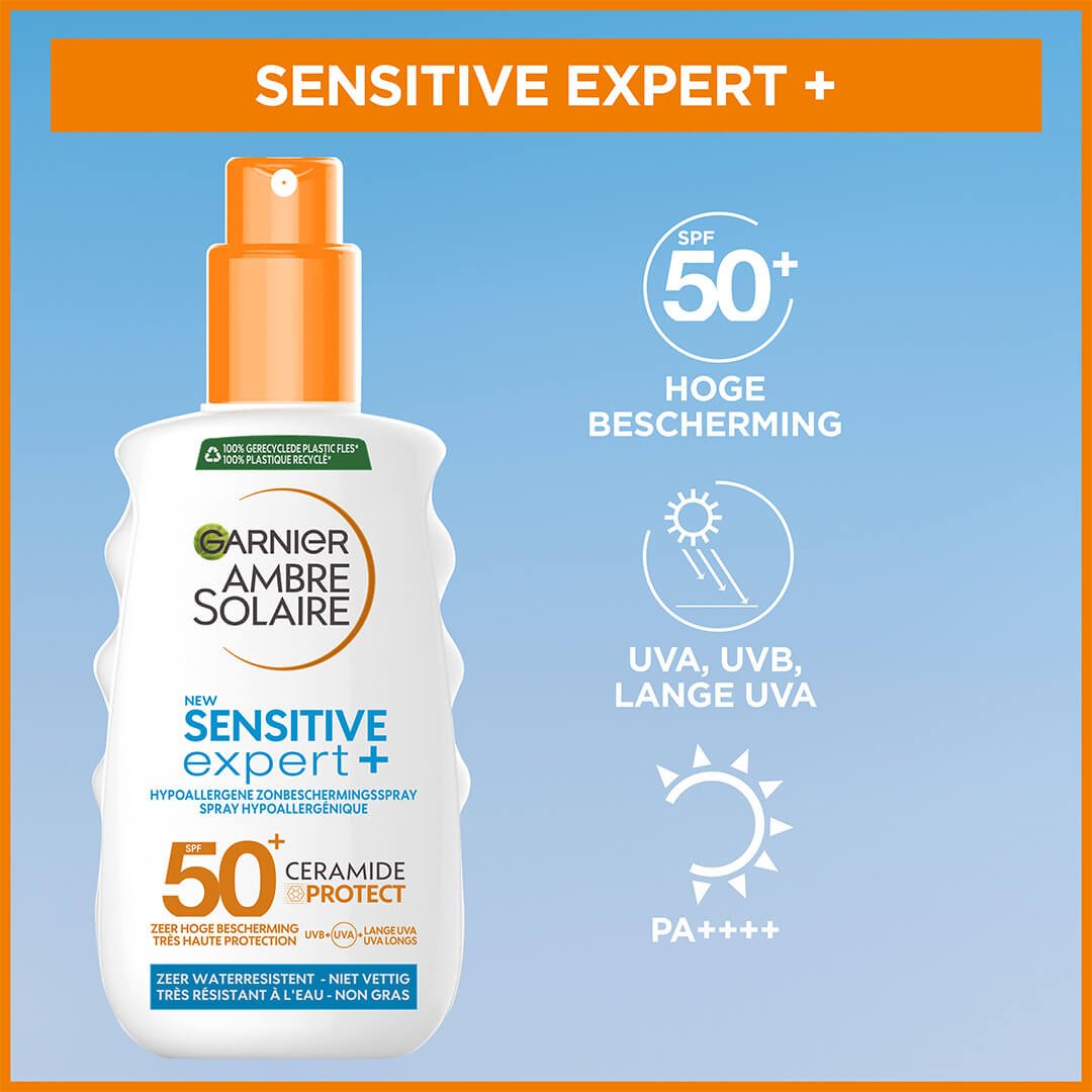 GAR Ambre Solaire SensitiveExpert Spray spf50 150ml 3600542520430 01 NL