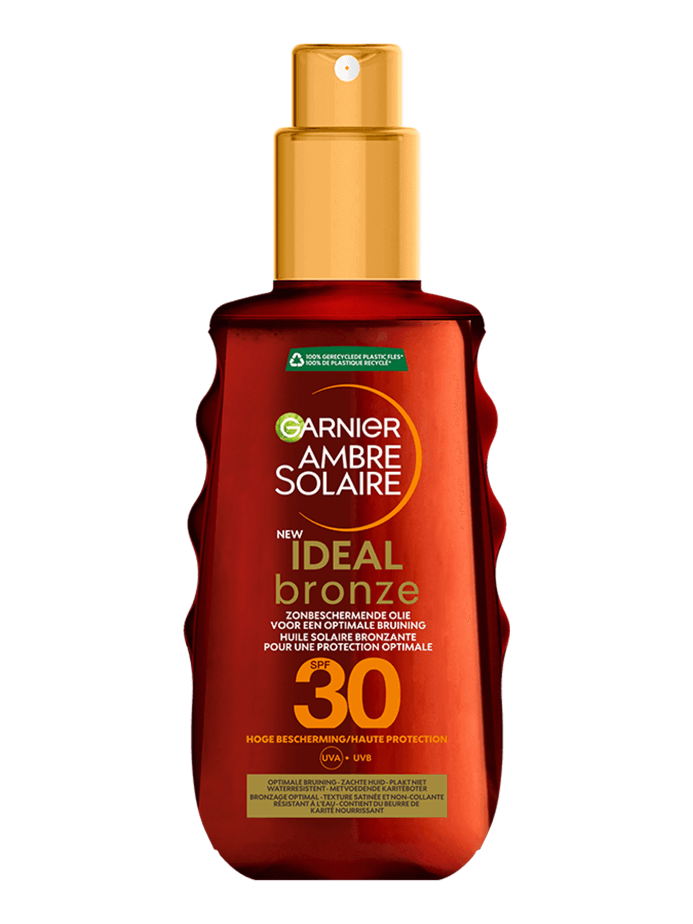 GAR Ambre Solaire Ideal Bronze Olie Spray spf30 150ml 2021 front (1)