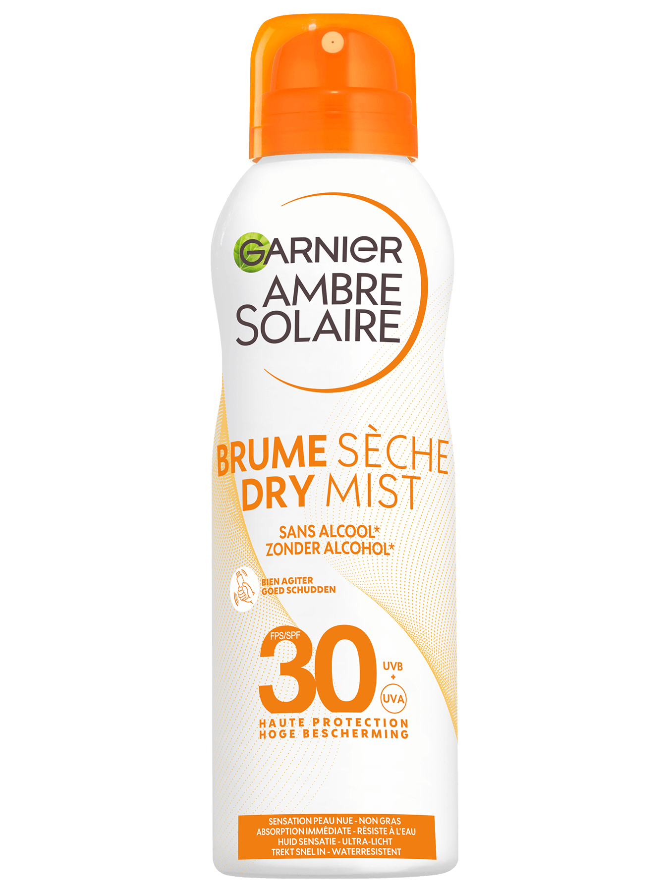 8235387 Ambre Solaire Reno Dry mist SPF 30 200ml front BIL 3000x3000png master